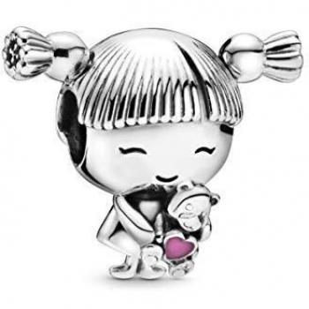 Charm Pandora 798016EN160 niña plata esmalte rosa