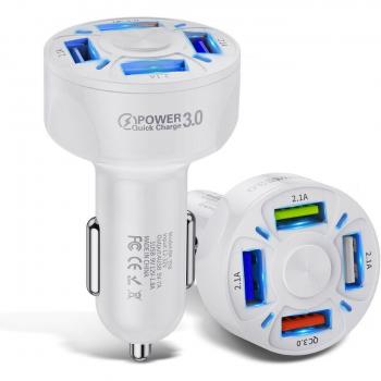 Chargeur véhicule 4USB 7 A – Adaptateur universel iPhone/iPad/Samsung