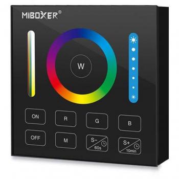 Mando táctil de pared RGB+CCT B0 negro