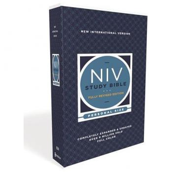 NIV Study Bible, Fully Revised Edition, Personal Size, Paperback, Red Letter, Comfort Print, by Kenneth L. Barker