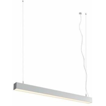Sospensione LED alluminio anodizzato 75 cm, lampadario pesante, 40 W, 230 V, 3000 K