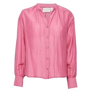 Langarmbluse Atelier Rêve Thea – Damen – Violett – Größe 36