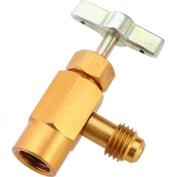 Car AC Refrigerant Can Dispensing Tool with 1/2 ACME Thread