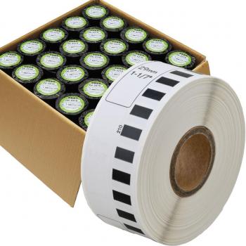 Rulos de Etiqueta Brother Compatibles – 50 Unidades para DK‑2210, QL‑700, QL‑800, QL‑820NWB