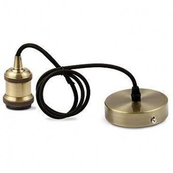 Lampadario a sospensione in metallo di V-Tac con finitura bronzo