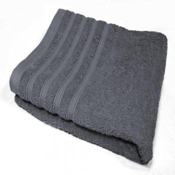 Ambiance Coton – Serviette de Douche 70 × 130 cm Anthracite