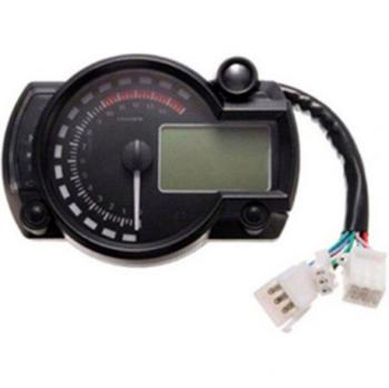 Odomètre numérique LCD moto 15000rpm avec lumière 7 couleurs