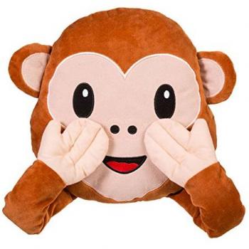 Cuscinetto Emozione Kissen Faccina Whatsapp Mono 34x24 cm