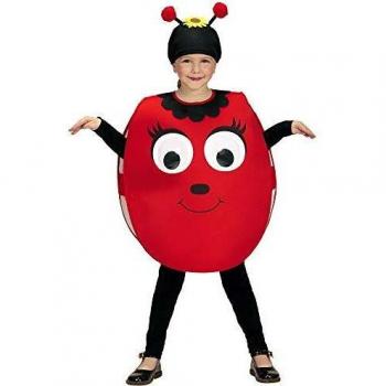 Costume Coccinella con Testa Gigante 110 Cm