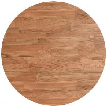 Tablette ronde en bois de chêne marron clair Ø40x1,5 cm