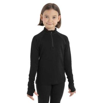 Icebreaker Merino 260 Tech Long Sleeve Base Layer Black (8Y) for Kids