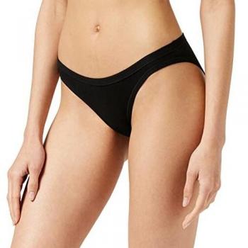 Schiesser Damen Personal Fit Mini Slip, Schwarz, M