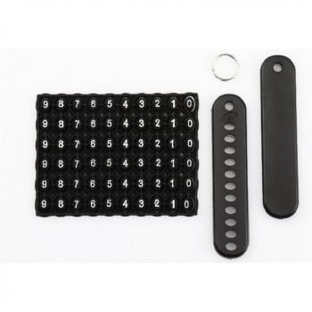 Auto Key Ring with Personal Contact Info