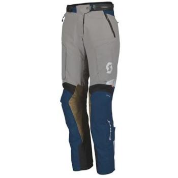 Pantalon moto textile dames Scott Dualraid Dryo Gris Bleu taille 44