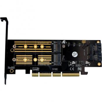 M.2 NGFF NVME to SATA3 Adapter Card with Heatsink