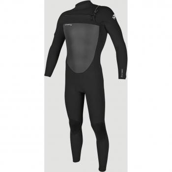 O'Neill Epic 3/2mm Chest Zip Wetsuit in Black and Dark Gray