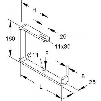 Système d’ancrage plafond Niedax Zentra ZCB 100