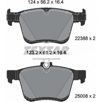 TEXTAR 2238801 Bremsbelagsatz für VW T-Roc