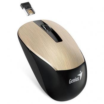 Mouse Sem Fio Genius NX-7015 Dourado