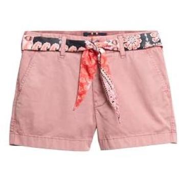 Superdry Women’s Classic Pink Chinos (Ash Rose) – Size 14