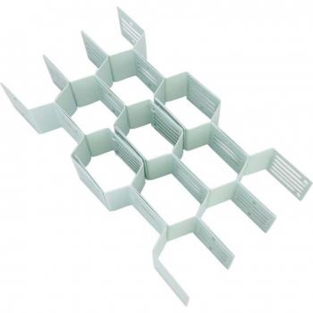 Diviseur de tiroir flexible en plastique