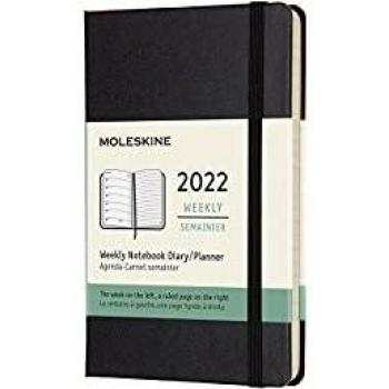 Pocket Size Weekly Notebook – Black