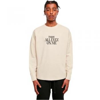 Sudadera 2Pac All Eyez on Me en color crema