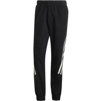 Adidas Herren Jogginghose mit elastischem Bund in Schwarz XL