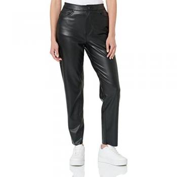Pantalon en cuir vegan noir Vero Moda pour femme W28 L32