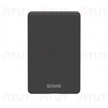 Boîtier externe compact Savio AK-65 2,5 Noir