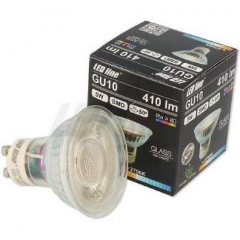 5 Stück GU10 5W LED Lampen 50° SMD 2700K
