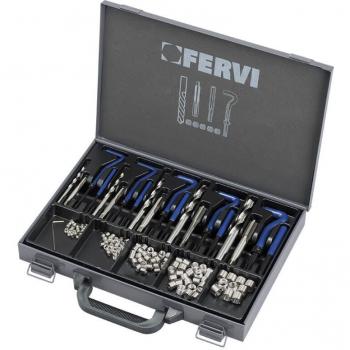 Kit de réparation de filet UNF en acier inox 1/4-1/2 115 pcs