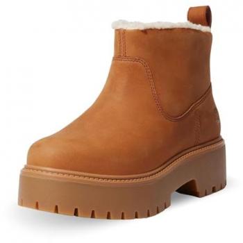 Timberland Damen Mid-Warm Boot – Braun, Größe 37.0, geschwollene Silhouette