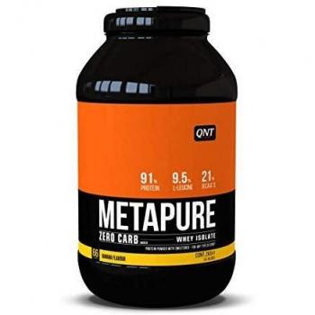 QNT Metapure Zero Carb Aislado de Suero, Sabor Plátano