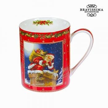 Seasonal Scarlet Porcelain Cup