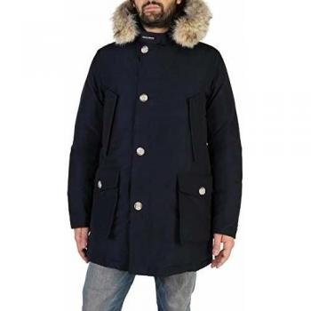 Arctic Melton Blue Parka for Men
