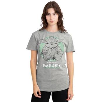 Mandalorian Grogu Chill Tee – Heather, Size L