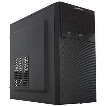 CAJA MICRO ATX UNYKA AERO C20 NEGRA CON FUENTE 500W