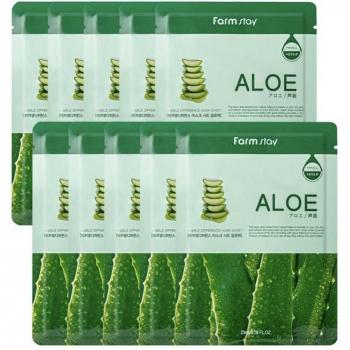 Farm Stay Aloe Moisture Mask Pack 23ml x 10 Sheets