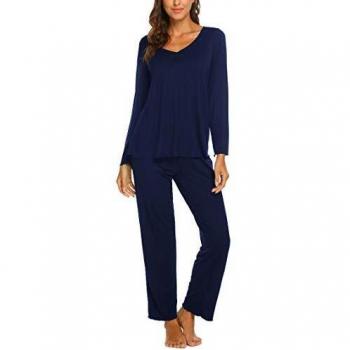 MaxModa Pigiama Donna Cotone con pantaloni