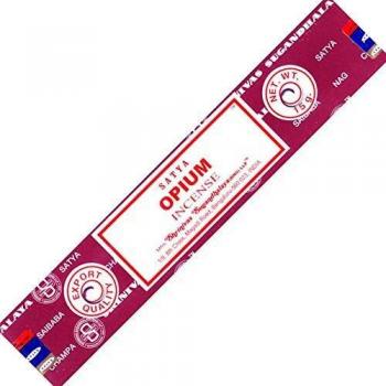 Natural Opium Fragrance Incense Sticks by Satya (15g)