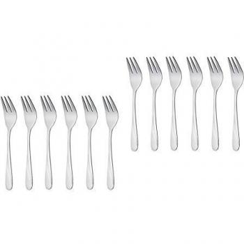 GRÄWE Kuchengabeln Edelstahl, 12 Stück, Serie Stralsund