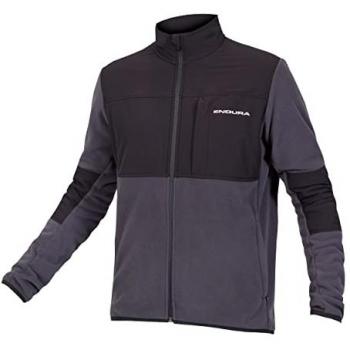 Endura Maglia Ciclismo Pile Hummvee Zip Intera Nero L