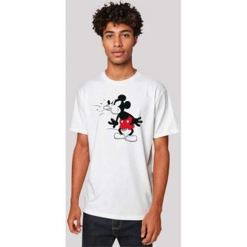 F4NT4STIC Casual T-Shirt mit Disney Micky-Maus-Zunge, Größe M