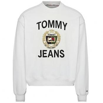 Sudadera Tommy Jeans Boxy Luxe Blanco