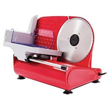 Silver‑Red GH489 Electric Meat Slicer – 190 mm