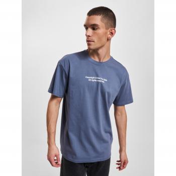 Pull Mister Tee Empreinte Oversize Bleu Classique L