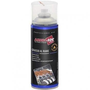 Ambro-Sol Lubrificante per Alte Temperature – Grasso al Rame Spray, Bottiglia Spray da 400 ml