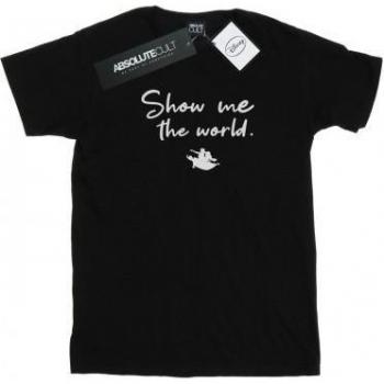 Aladdin Jungen-T-Shirt – Show Me the World, 9‑11 Jahre, Weiß