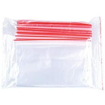 Buste in LDPE Trasparenti con Chiusura a Pressione 40x45 cm 100 pz